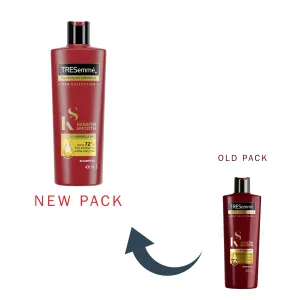 Tresemme Keratin Smooth Shampoo with Marula Oil for Soft & Shiny Hair 400ml
